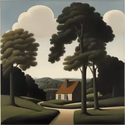 a landscape by George Ault