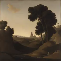 a landscape by Georges de La Tour