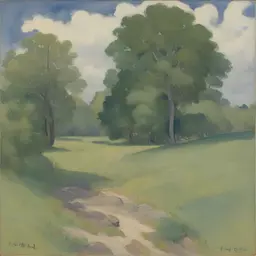 a landscape by Gifford Beal