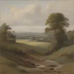 a landscape by Gordon Browne
