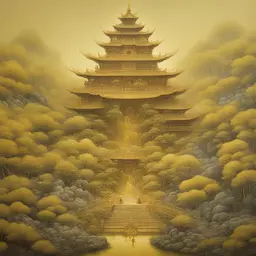 a landscape by Guo Pei