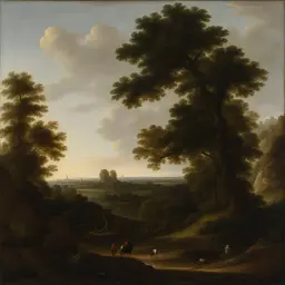 a landscape by Hendrick Cornelisz Vroom