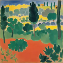 a landscape by Henri Matisse
