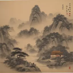 a landscape by Hou China