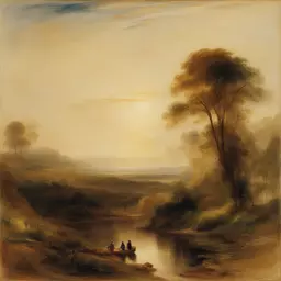 a landscape by J.M.W. Turner