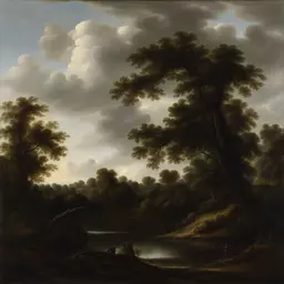 a landscape by Jacob van Ruisdael