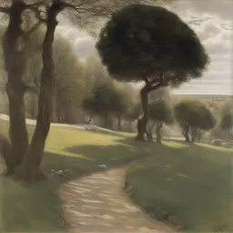 a landscape by James Tissot