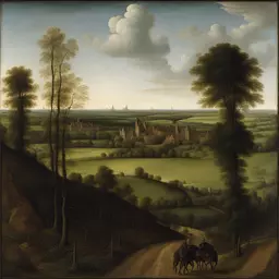 a landscape by Jan Van Eyck