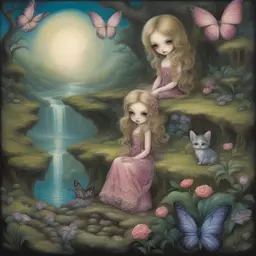 a landscape by Jasmine Becket-Griffith