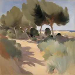 a landscape by Joaquín Sorolla