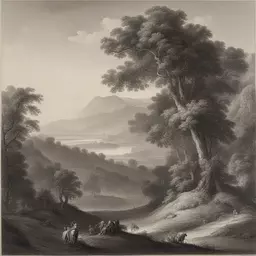 a landscape by Johann Wolfgang von Goethe