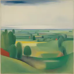 a landscape by Johannes Itten