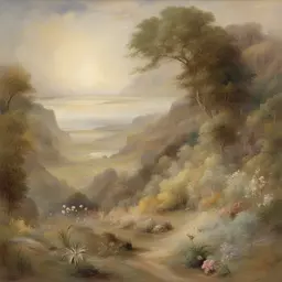 a landscape by John Anster Fitzgerald