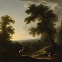 a landscape by Joseph Ducreux