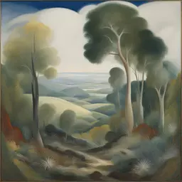 a landscape by Joseph Stella