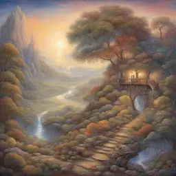 a landscape by Josephine Wall