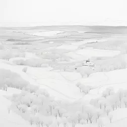 a landscape by Kaethe Butcher