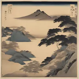 a landscape by Kitagawa Utamaro