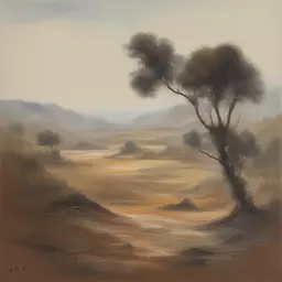 a landscape by Kuno Veeber