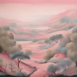 a landscape by Lady Pink