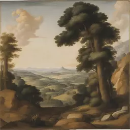 a landscape by Michelangelo Buonarroti