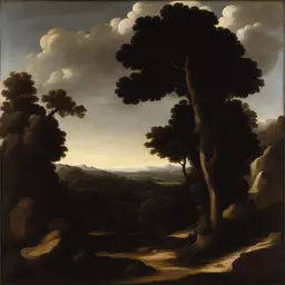 a landscape by Michelangelo Merisi Da Caravaggio
