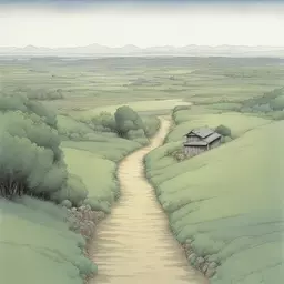 a landscape by Naoki Urasawa
