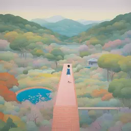 a landscape by Naomi Okubo