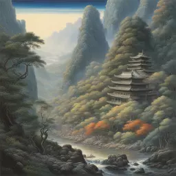 a landscape by Noriyoshi Ohrai