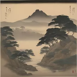 a landscape by Ogawa Kazumasa