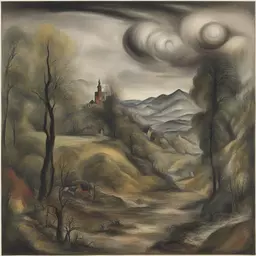a landscape by Otto Dix