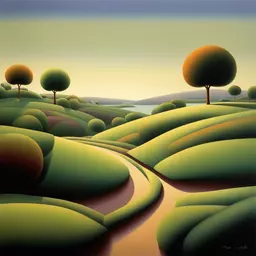 a landscape by Paul Corfield