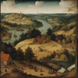 a landscape by Pieter Bruegel The Elder