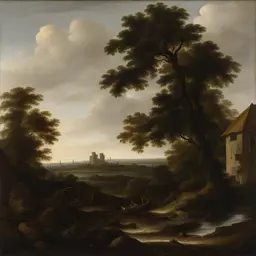 a landscape by Pieter Claesz