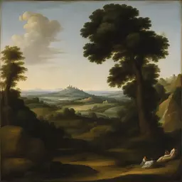 a landscape by Raphael