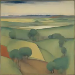 a landscape by Raymond Duchamp-Villon