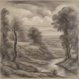 a landscape by Reginald Marsh