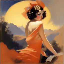 a landscape by Rolf Armstrong