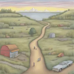 a landscape by Roz Chast