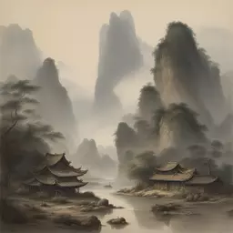 a landscape by Ruan Jia