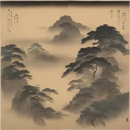 a landscape by Sakai Hōitsu
