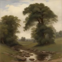 a landscape by Samuel Melton Fisher