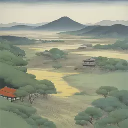 a landscape by Shotaro Ishinomori
