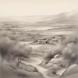 a landscape by Siya Oum