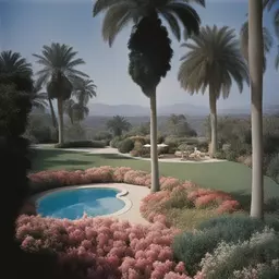 a landscape by Slim Aarons