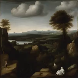 a landscape by Sofonisba Anguissola