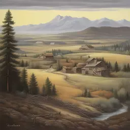 a landscape by Stevan Dohanos