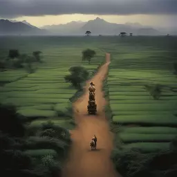 a landscape by Steve McCurry