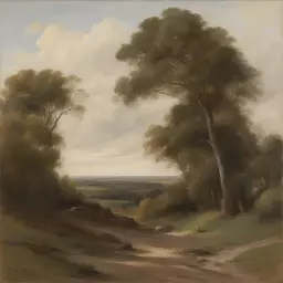 a landscape by Sydney Prior Hall