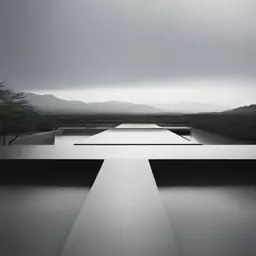 a landscape by Tadao Ando
